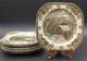 Johnson Bros China Friendly Village Covered Bridge 8 Square Salad Plates 7 3/4