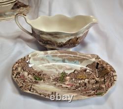 Johnson Bros China Set Olde English Countryside 29 Pieces Made In England