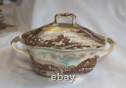 Johnson Bros China Set Olde English Countryside 29 Pieces Made In England