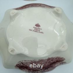Johnson Bros Classic Old Britain Castles Pattern Pink Soup Tureen-no Ladle
