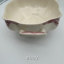Johnson Bros Classic Old Britain Castles Pattern Pink Soup Tureen-no Ladle
