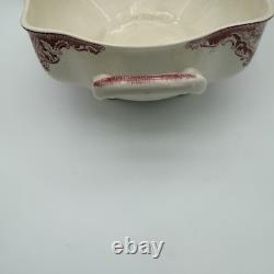 Johnson Bros Classic Old Britain Castles Pattern Pink Soup Tureen-no Ladle