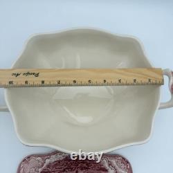 Johnson Bros Classic Old Britain Castles Pattern Pink Soup Tureen-no Ladle