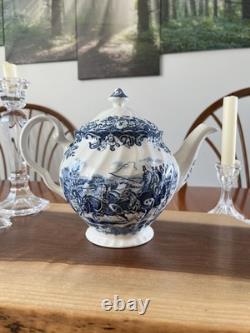 Johnson Bros Coach Scenes Large Tea Pot