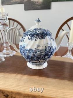 Johnson Bros Coach Scenes Large Tea Pot