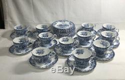 Johnson Bros Coaching Scenes 13 (Dessert Plates) (12 Cup/Saucer Sets) Good Used