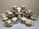 Johnson Bros Coffee Mug Tea Cup Set (36 Pieces) With Creamer And Sugar Bowl & Lid