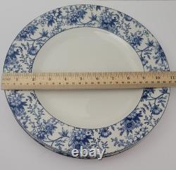 Johnson Bros Dinner Plates English Garden Blue And White Floral Set Of 4