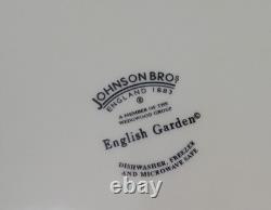 Johnson Bros Dinner Plates English Garden Blue And White Floral Set Of 4