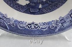 Johnson Bros England 1883 10 Coupe Cereal Bowls 6 Blue Willow Pattern 2 of 2