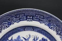 Johnson Bros England 1883 Set of 10 Dinner Plates Willow Pattern 10