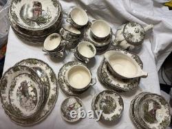 Johnson Bros England 1883 The Friendly Village Set Of 99 Pcs