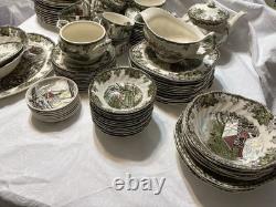 Johnson Bros England 1883 The Friendly Village Set Of 99 Pcs