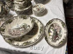 Johnson Bros England 1883 The Friendly Village Set Of 99 Pcs