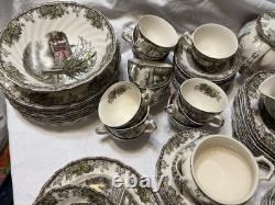 Johnson Bros England 1883 The Friendly Village Set Of 99 Pcs