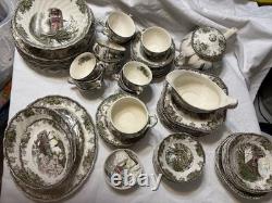 Johnson Bros England 1883 The Friendly Village Set Of 99 Pcs