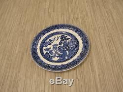 Johnson Bros England Blue Willow Earthware 46 Piece Set Plate Bowl Cup Saucer