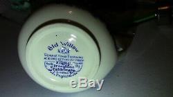 Johnson Bros England Blue Willow Earthware 79 Piece Set Plate Bowl Cup Saucer