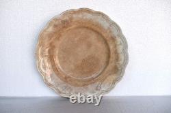 Johnson Bros England Brown Transferware Plate Scalloped Ironstone 10 VintageR