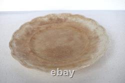 Johnson Bros England Brown Transferware Plate Scalloped Ironstone 10 VintageR