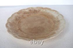 Johnson Bros England Brown Transferware Plate Scalloped Ironstone 10 VintageR