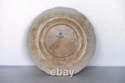 Johnson Bros England Brown Transferware Plate Scalloped Ironstone 10 VintageR