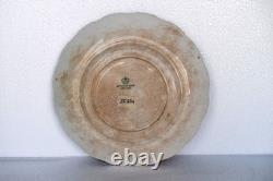 Johnson Bros England Brown Transferware Plate Scalloped Ironstone 10 VintageR