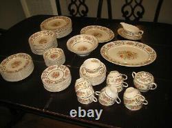 Johnson Bros England Floral Gold Dinnerware Pieces Marlborough Pattern