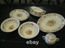 Johnson Bros England Floral Gold Dinnerware Pieces Marlborough Pattern