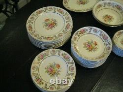 Johnson Bros England Floral Gold Dinnerware Pieces Marlborough Pattern