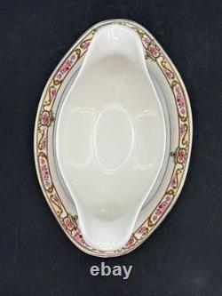 Johnson Bros England Gravy Boat With Attached Underplate Discontinued Pattern Fl