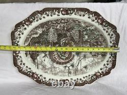 Johnson Bros England His Majesty Huge 20x 16 Oval Turkey Serving Platter