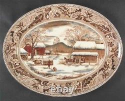 Johnson Bros England Historic America 20 Inch Turkey Platter