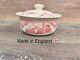 Johnson Bros England Old Britain Castles Warwick Pink Casserole Bowl 2 Qt