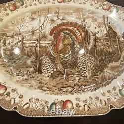 Johnson Bros England Oval Serving Platter His Majesty Huge 20 x 16 VTG