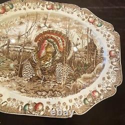 Johnson Bros England Oval Serving Platter His Majesty Huge 20 x 16 VTG