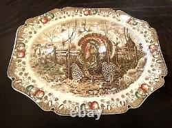 Johnson Bros England Oval Serving Platter His Majesty Huge 20 x 16 VTG