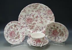 Johnson Bros England Rose Chintz Service For 4 20 Pcs New In Box