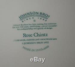 Johnson Bros England Rose Chintz Service For 4 20 Pcs New In Box