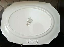 Johnson Bros England Windsor Ware Large Wild Turkeys Serving Plate Platter 20.5