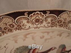 Johnson Bros. England Windsor Ware Wild Turkeys 20 Platter Excellent