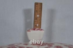 Johnson Bros English Chippendale Red Pink Chintz Large 103.232 Soup Tureen Euc