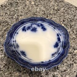 Johnson Bros Flow Blue Normandy Covered Butter Dish
