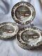Johnson Bros Friendly Village (12) Dinner Plates 9 7/8 School House England