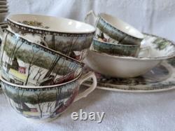 Johnson Bros Friendly Village 5 Piece Tea Setting 29 pieces
