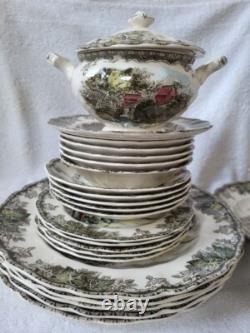 Johnson Bros Friendly Village 5 Piece Tea Setting 29 pieces