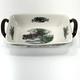 Johnson Bros Friendly Village Bread Basket Red Barn Discontinued 7in X 12in