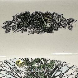 Johnson Bros Friendly Village Bread Basket Red Barn Discontinued 7in x 12in