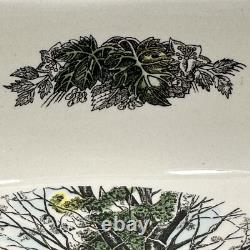 Johnson Bros Friendly Village Bread Basket Red Barn Discontinued 7in x 12in