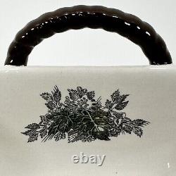Johnson Bros Friendly Village Bread Basket Red Barn Discontinued 7in x 12in
